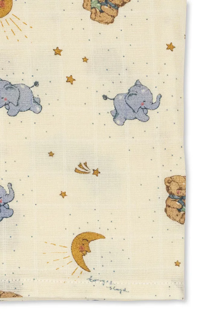 Konges Sløjd за деца от памук 3 PACK MUSLIN CLOTH GOTS бежов KS105863