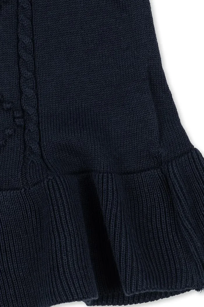 Konges Sløjd жилетка за деца от памук SOLEIL CARDIGAN GOTS тъмносиня KS106241