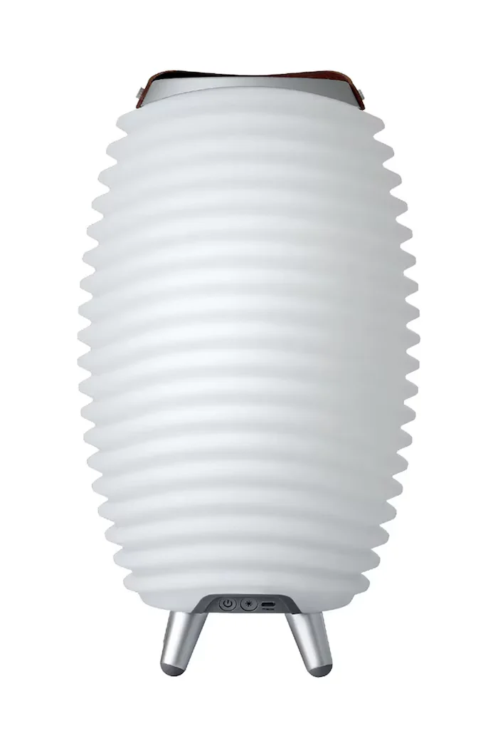 Kooduu Led лампа с високоговорител и място за съхранение Synergy 35 Stereo 2.0 в бяло