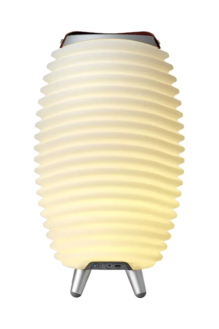 Kooduu Led лампа с високоговорител и място за съхранение Synergy 35 Stereo 2.0 в бяло