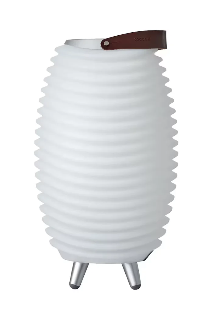 Kooduu Led лампа с високоговорител и място за съхранение Synergy 35 Stereo 2.0 в бяло