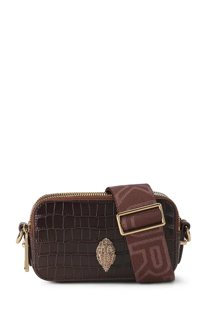Kurt Geiger London чанта crossbody дамска KENSINGTON кафява 5389130419