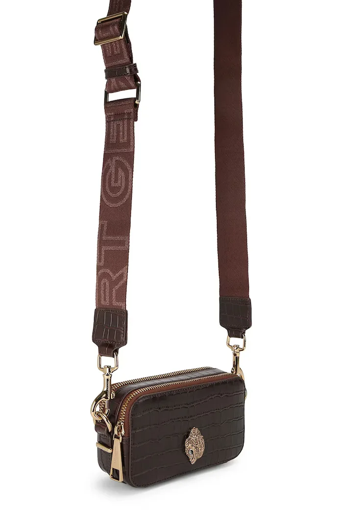 Kurt Geiger London чанта crossbody дамска KENSINGTON кафява 5389130419