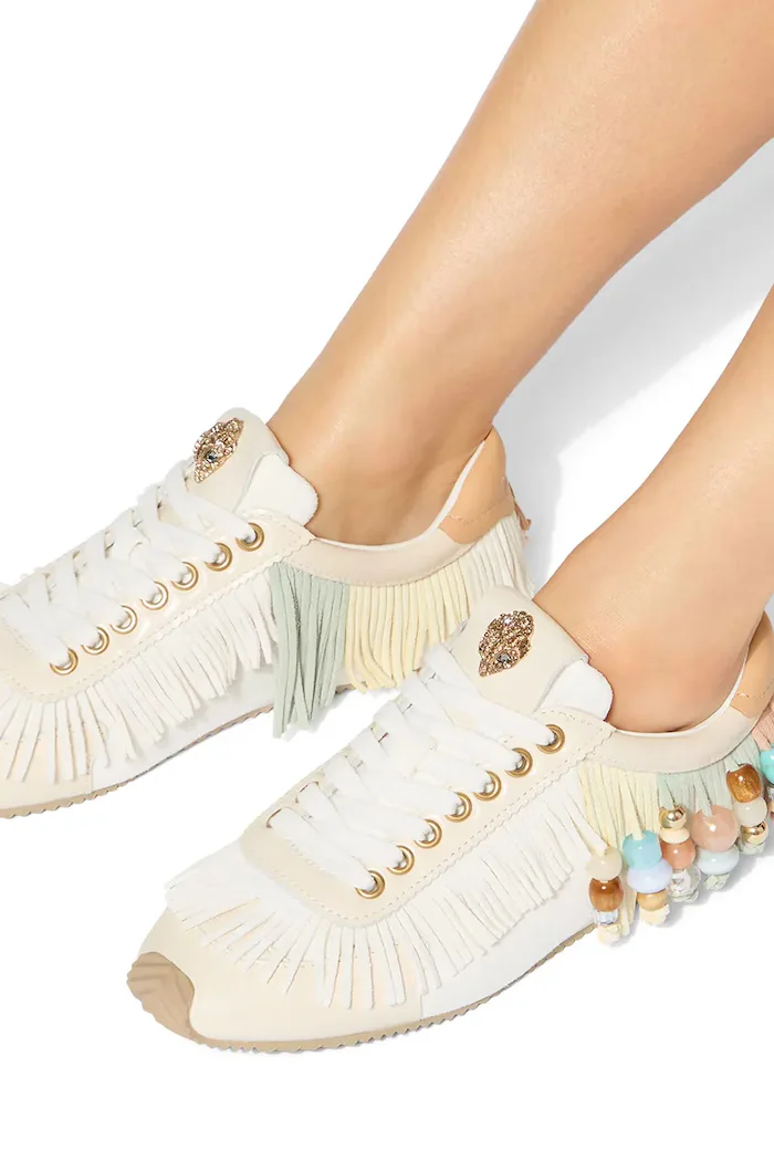 Kurt Geiger London Islington Beaded Tassel маратонки дамски бежови 4725845019