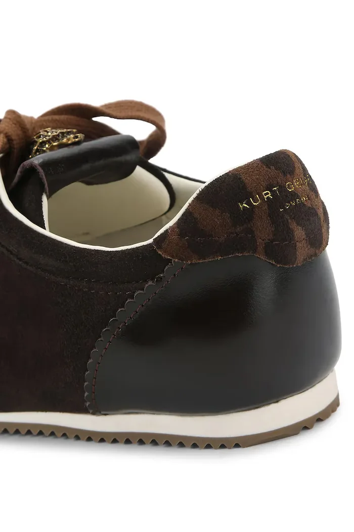 Kurt Geiger London Islington Sneaker маратонки дамски от велур черни 4396039029
