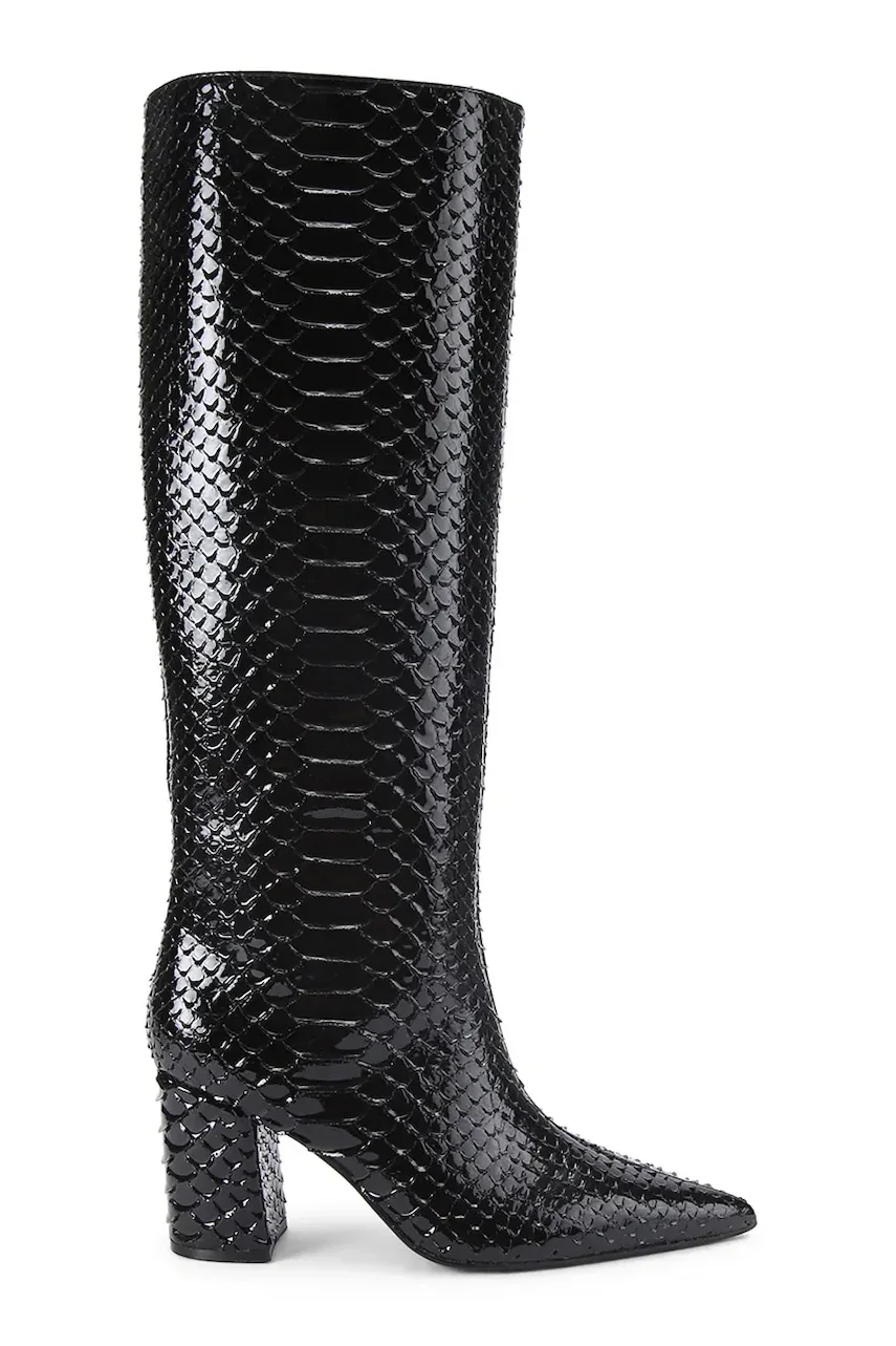 Kurt Geiger London Кожени ботуши Regent Point Knee Boot