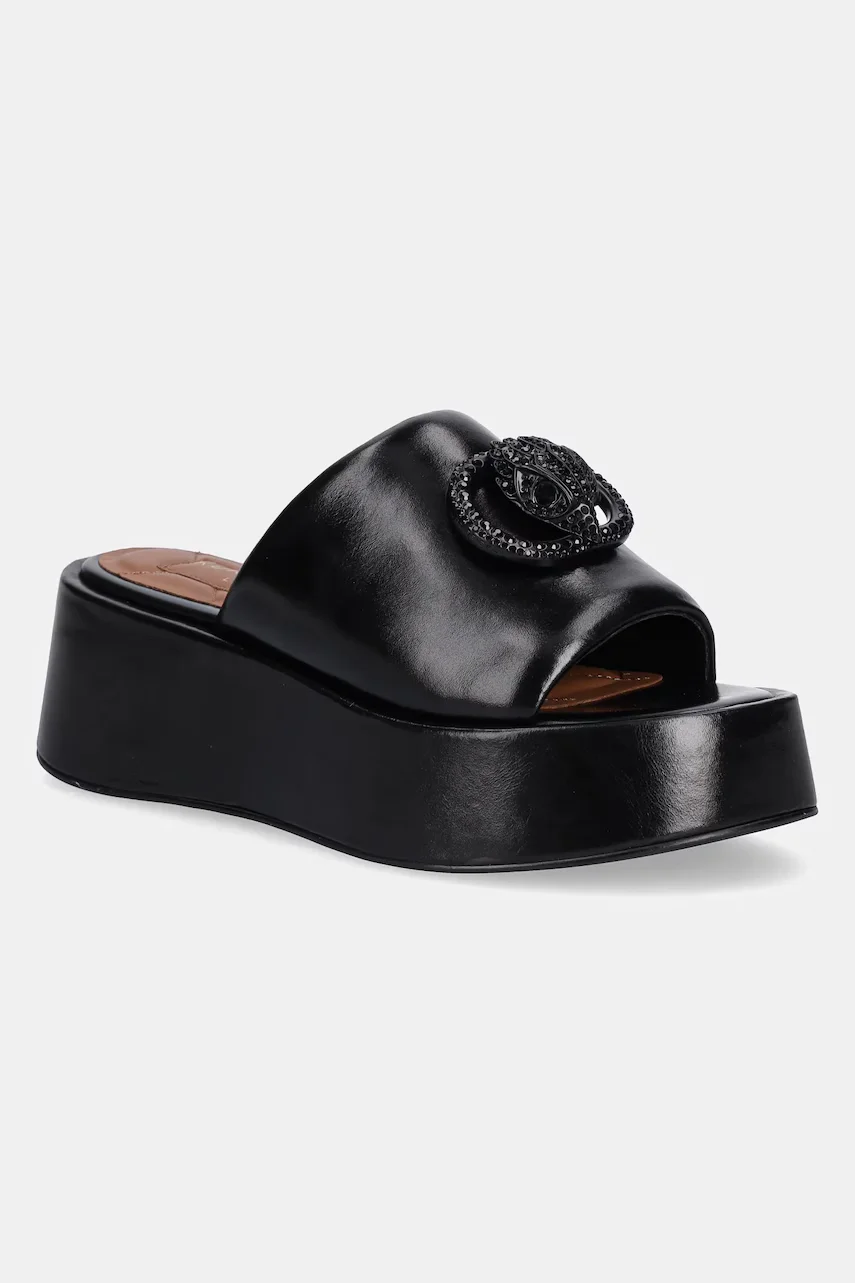 Kurt Geiger London Кожени чехли Chelsea Flatform Mule Dr