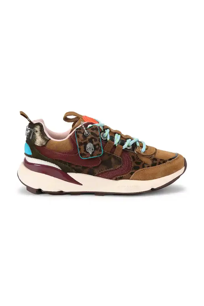 Kurt Geiger London Кожени маратонки Kurt Runner в кафяво 5064339619