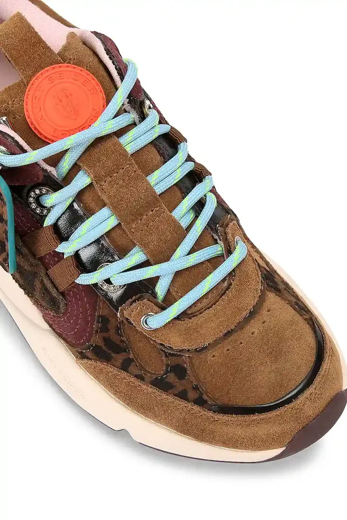 Kurt Geiger London Кожени маратонки Kurt Runner в кафяво 5064339619