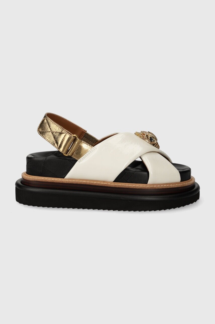 Kurt Geiger London Кожени сандали Orson Cross Strap Sandal