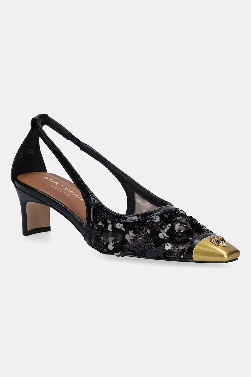 Kurt Geiger London Обувки с дебел ток Regent Open Court