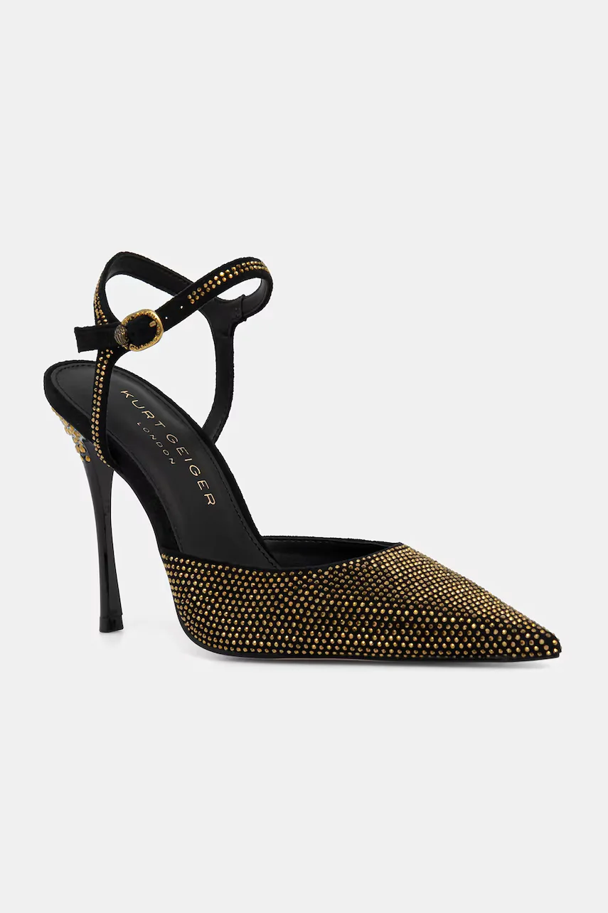 Kurt Geiger London Обувки с тънък ток Mayfair Point Ankle Strap