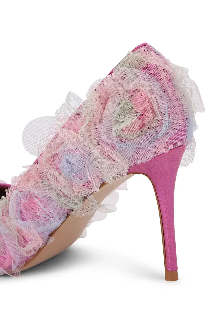 Kurt Geiger London обувки с ток Belgravia Eagle Court розови 3939957609