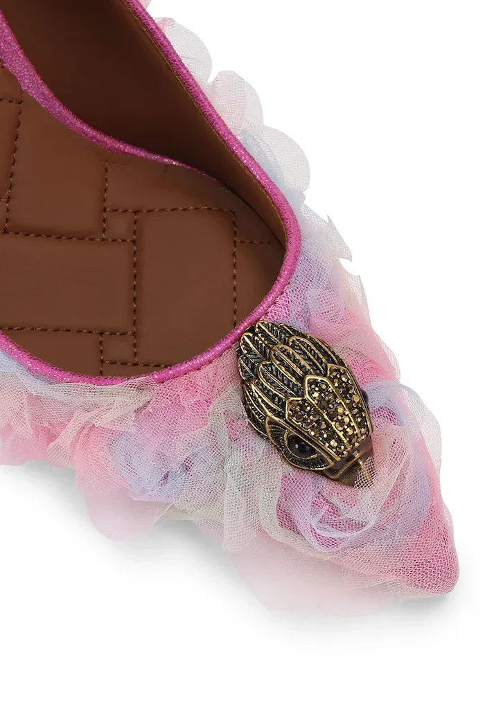 Kurt Geiger London обувки с ток Belgravia Eagle Court розови 3939957609