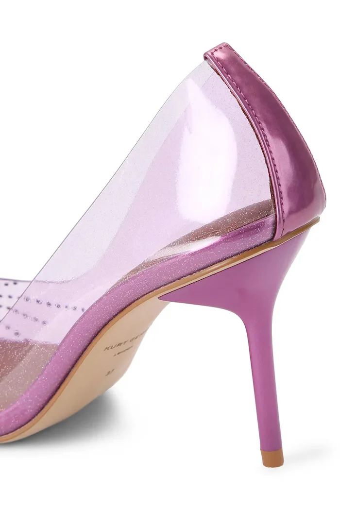 Kurt Geiger London обувки с ток Eagle Vinyl Court Viola виолетови 5798892979