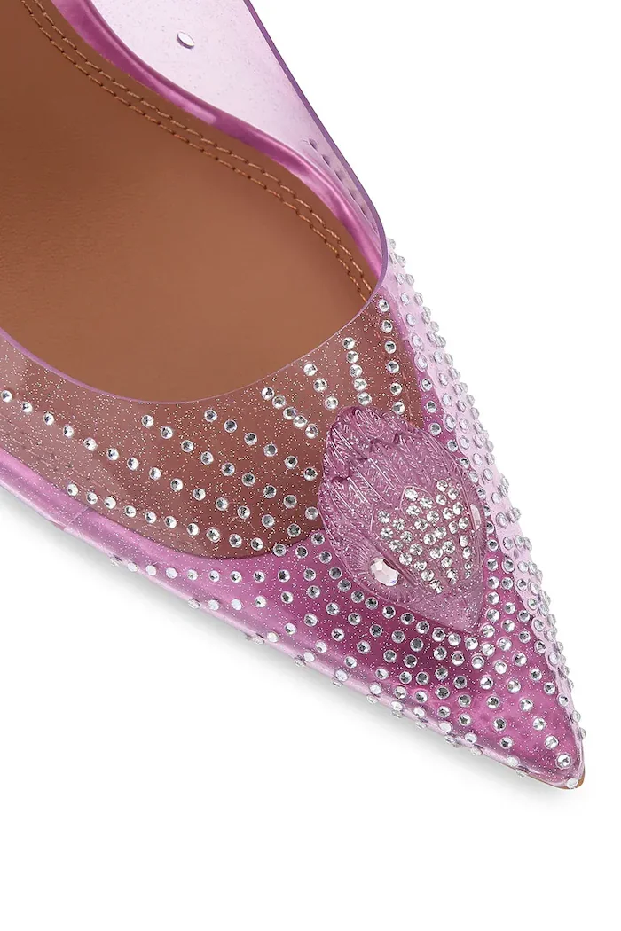 Kurt Geiger London обувки с ток Eagle Vinyl Court Viola виолетови 5798892979