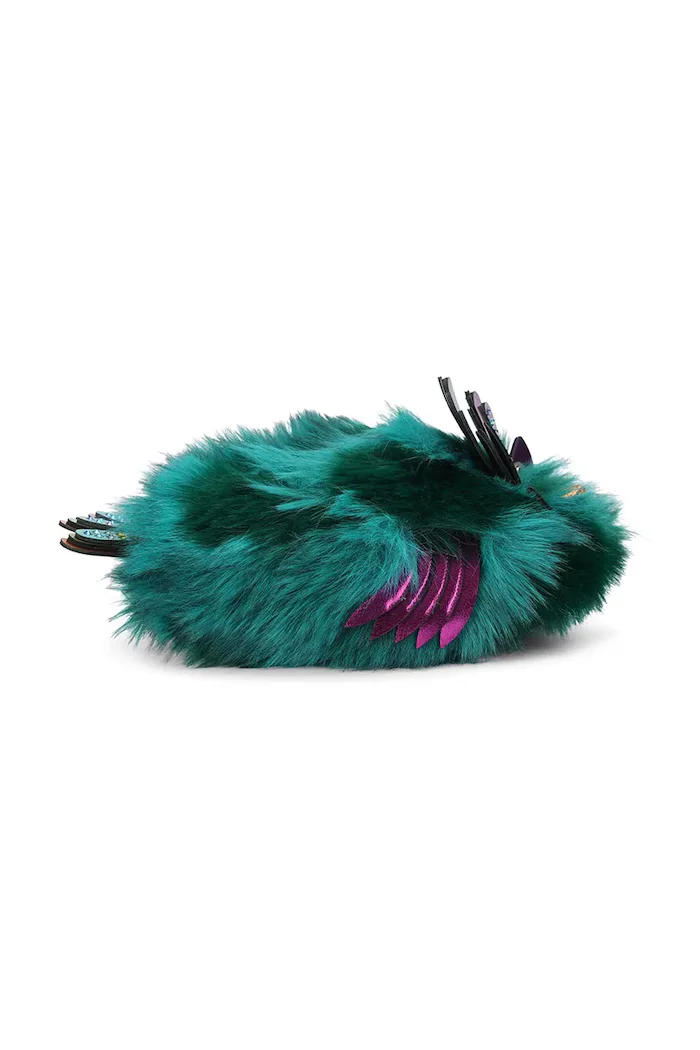 Kurt Geiger London пантофи дамски Eagle Fluff Slipper тюркоазени 6312970999