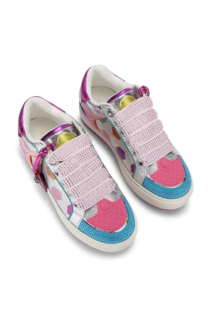 Kurt Geiger London Southbank Footy Mult маратонки дамски от кожа многоцветни с платформа 5853469109