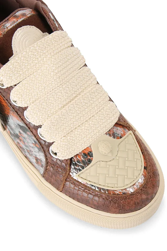 Kurt Geiger London Southbank Tag маратонки дамски от кожа кафяви 9564335719