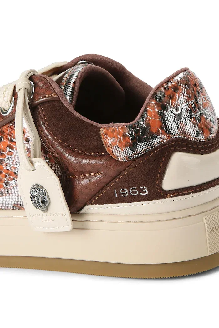 Kurt Geiger London Southbank Tag маратонки дамски от кожа кафяви 9564335719