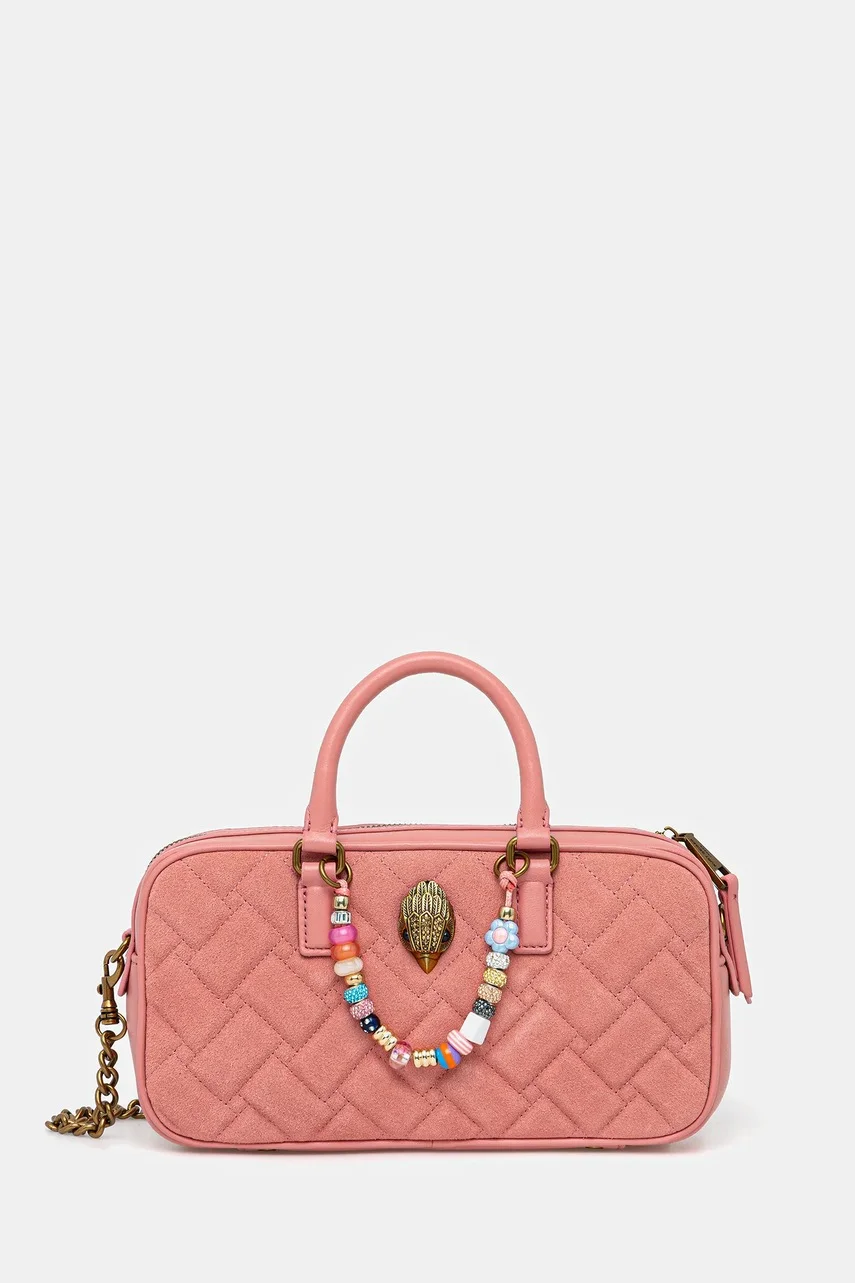Kurt Geiger London Велурена чанта KENSINGTON