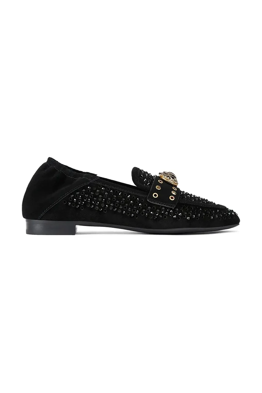 Kurt Geiger London Велурени мокасини Chelsea Crystal Loafer