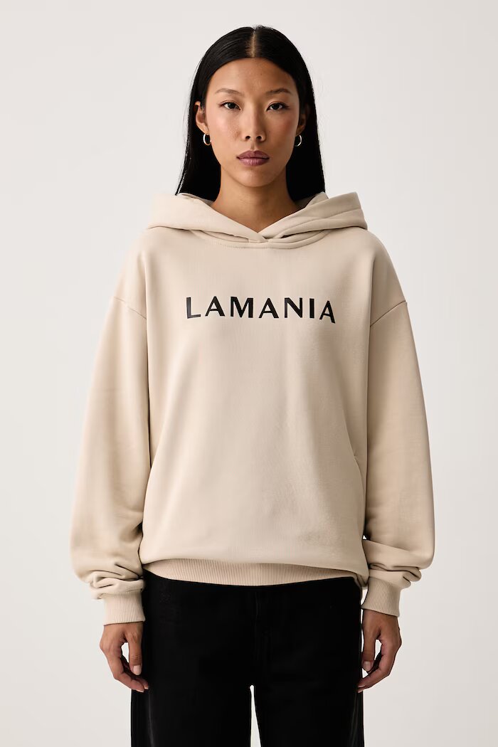 La Mania суичър дамски с памук EVERY бежов EVERY