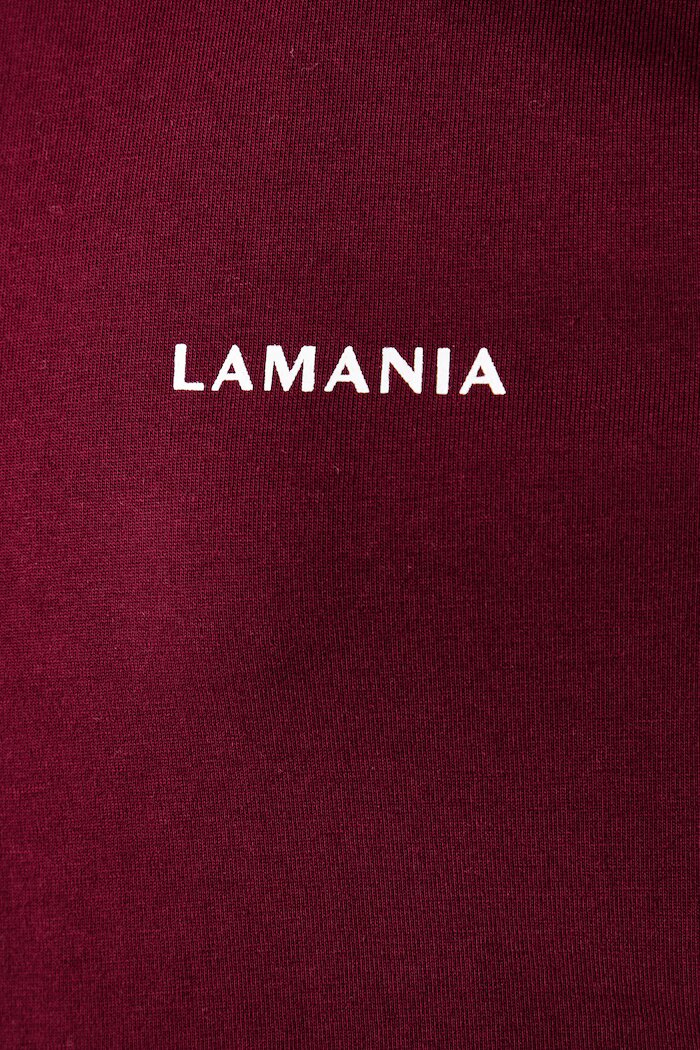 La Mania тениска дамска от памук бордо BONI.3
