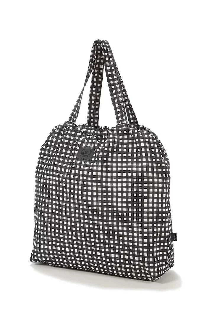 La Millou чанта с дълга дръжка BERRY VICHY BLACK черна 155251