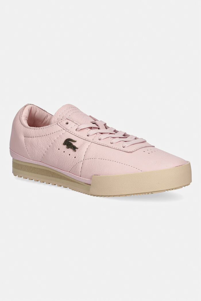 Lacoste Aura маратонки дамски от кожа розови 50SFA0161 AAM