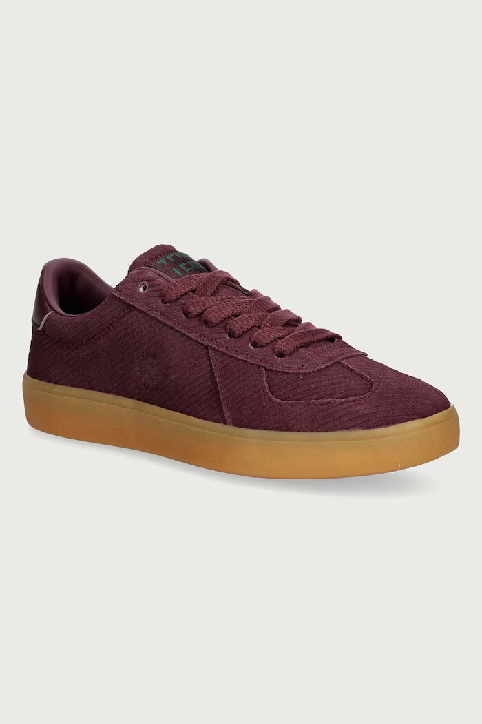 Lacoste BASESHOT PRO маратонки дамски от кожа бордо 52SFA0125