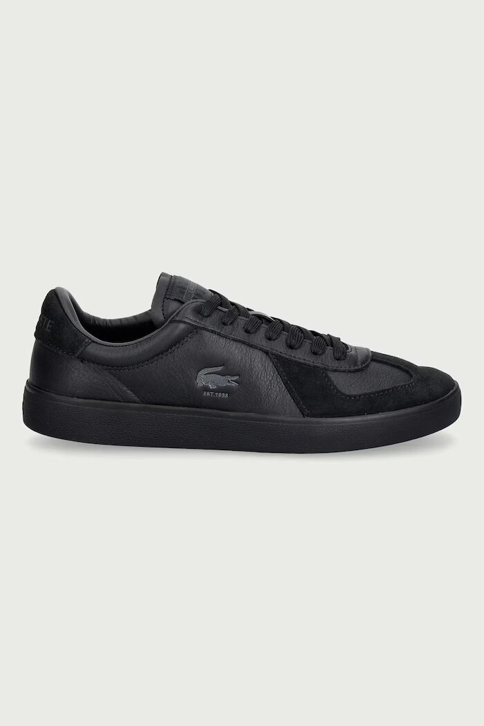 Lacoste BASESHOT PRO маратонки мъжки от кожа черни 52SMA0145