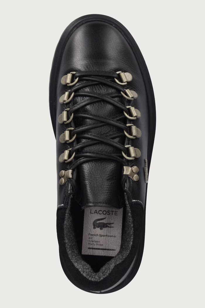 Lacoste BASESHOT WINTER маратонки дамски от кожа черни 52SFA0060