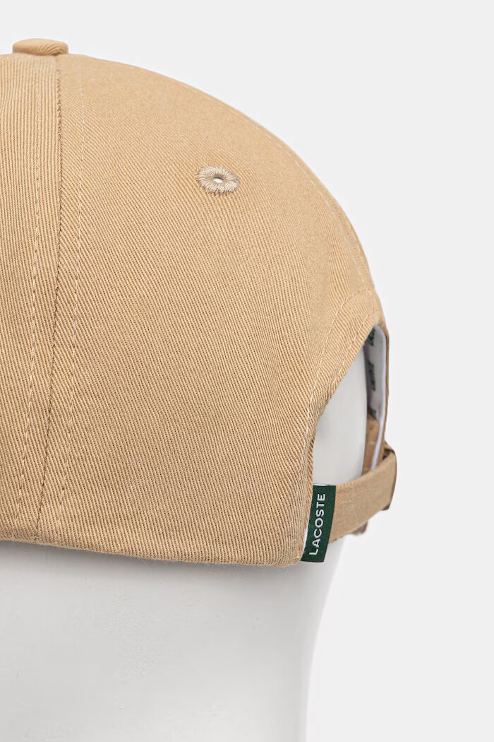 Lacoste Бейзболна шапка от памук бежова RK0440