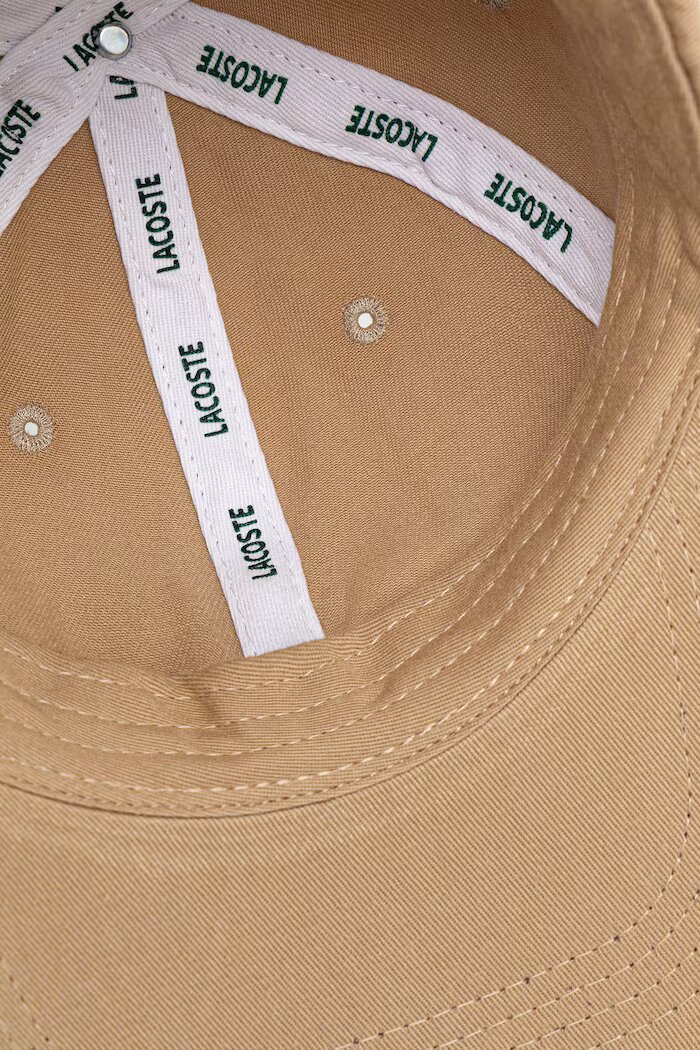 Lacoste Бейзболна шапка от памук бежова RK0440