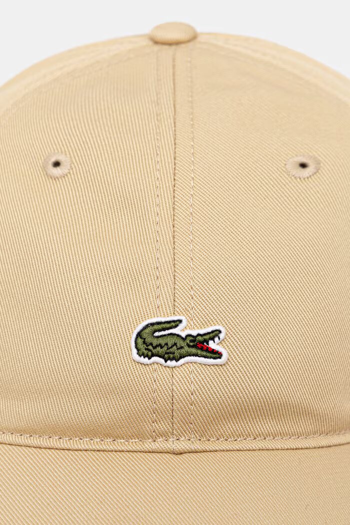 Lacoste бейзболна шапка от памук бежова RK0491