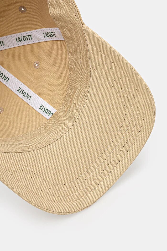 Lacoste бейзболна шапка от памук бежова RK0491