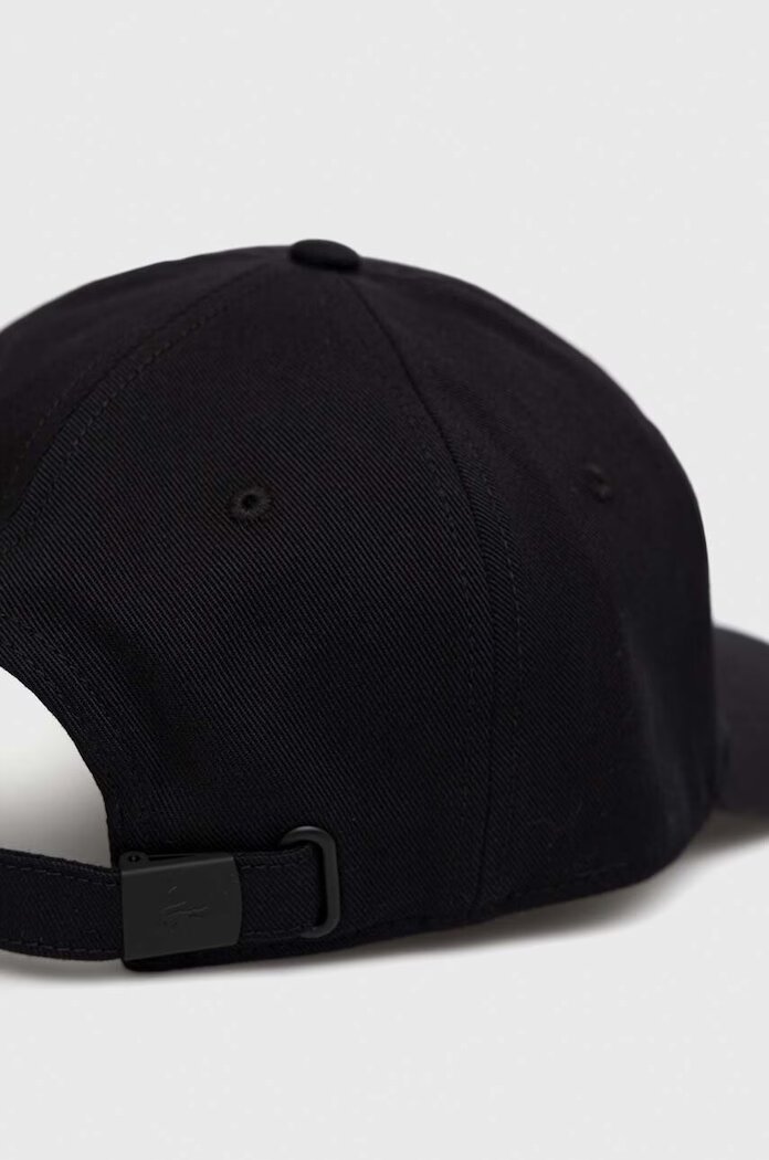 Lacoste бейзболна шапка от памук черна RK0491