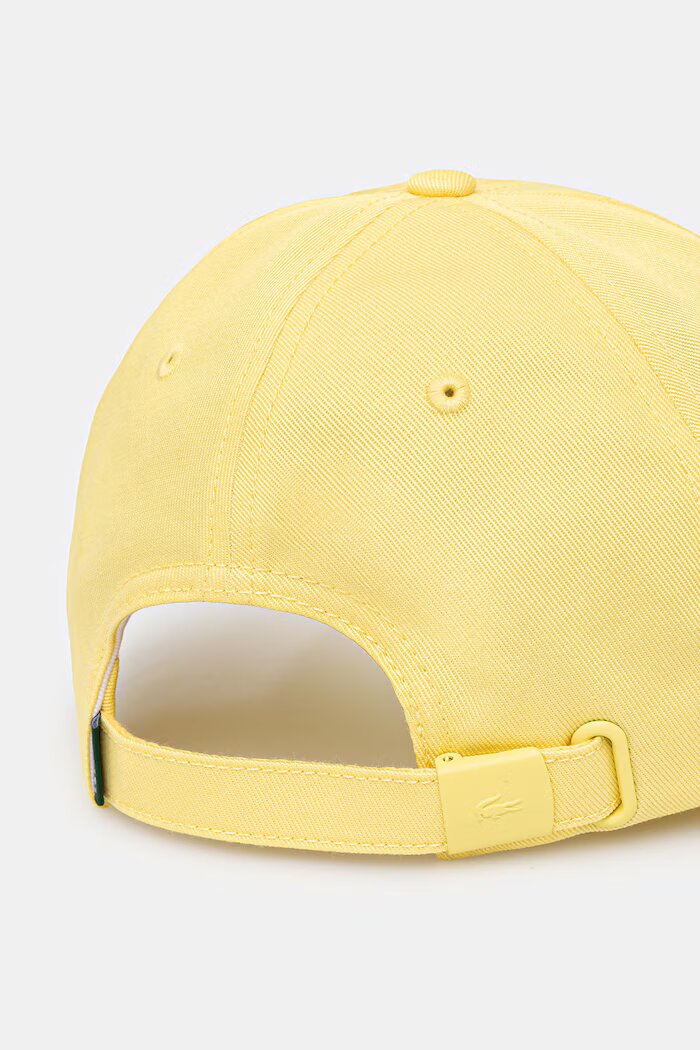 Lacoste бейзболна шапка от памук жълта RK0491