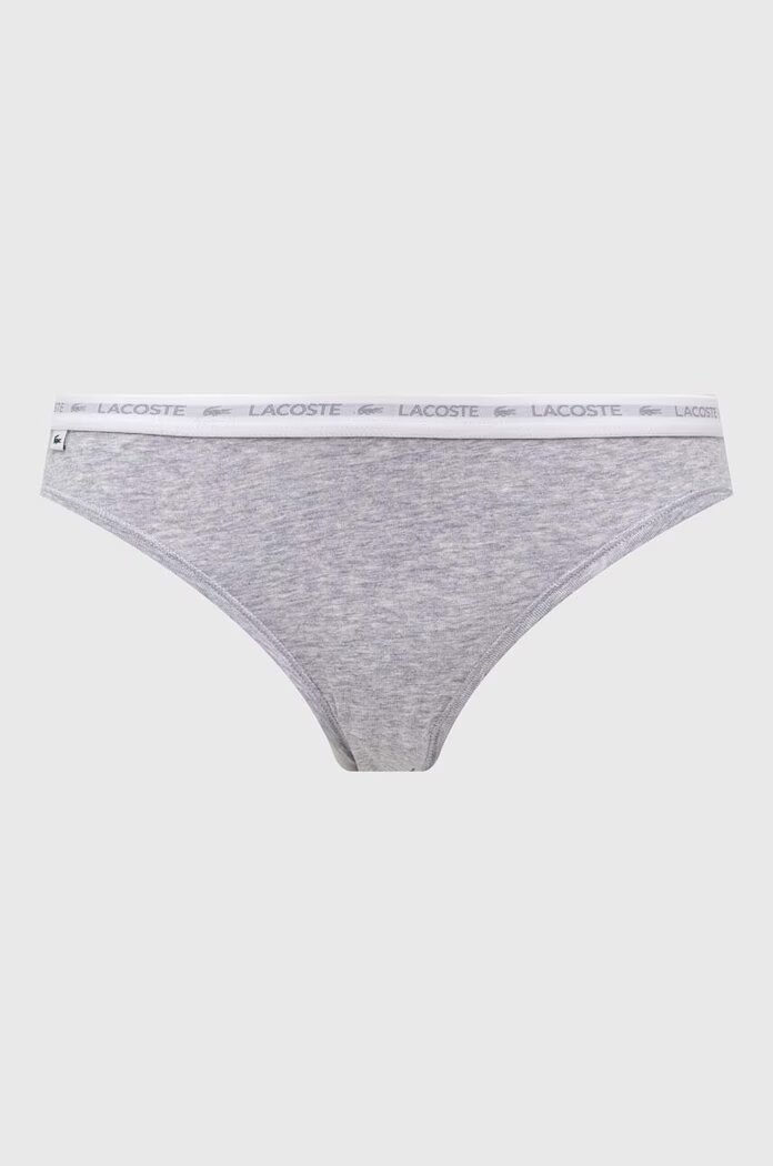 Lacoste бикини брифит дамски от памук с еластан 3 броя многоцветни 8F1338