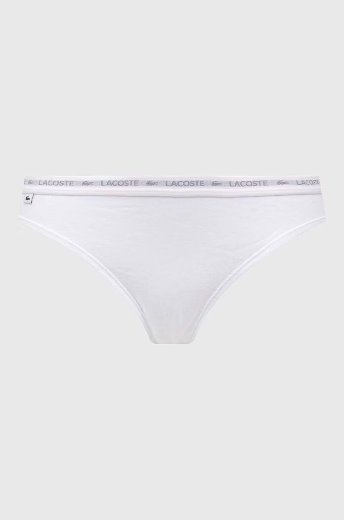 Lacoste бикини брифит дамски от памук с еластан 3 броя многоцветни 8F1338