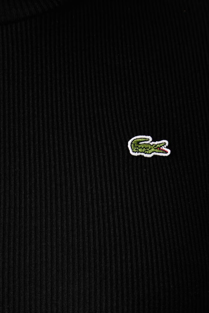 Lacoste блуза с дълги ръкави дамска от памук черна TF3164