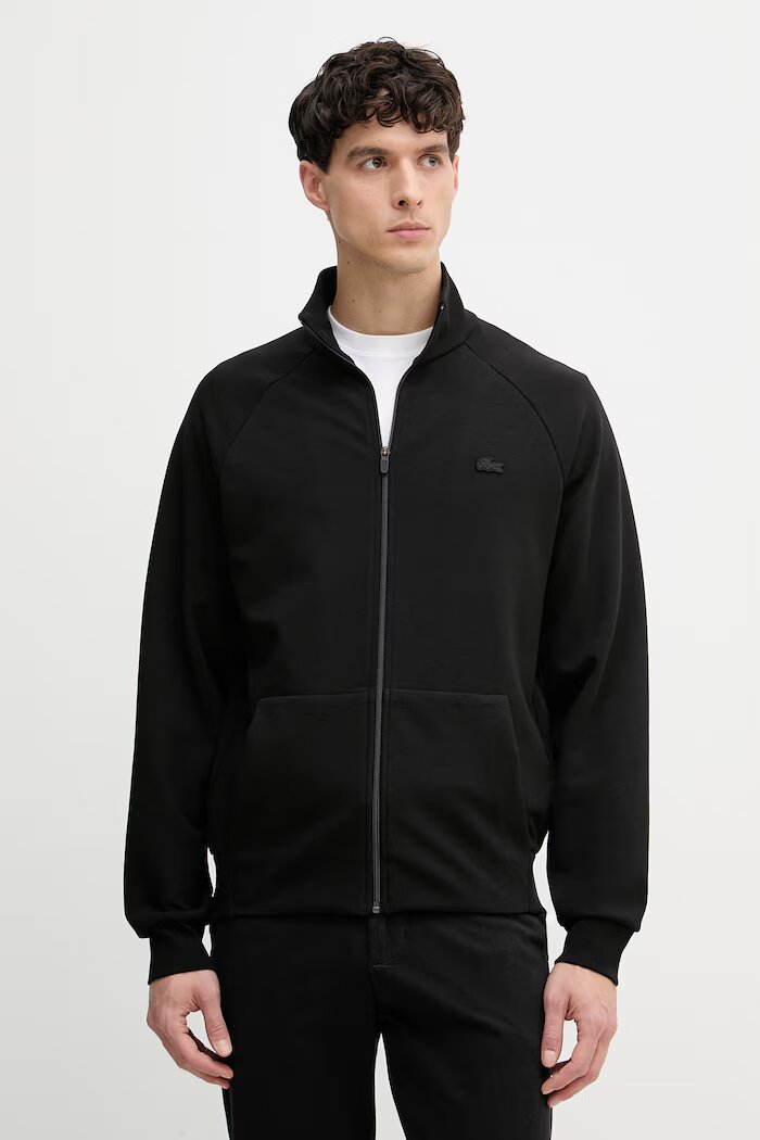 Lacoste Блуза с цип мъжка черна SH9559