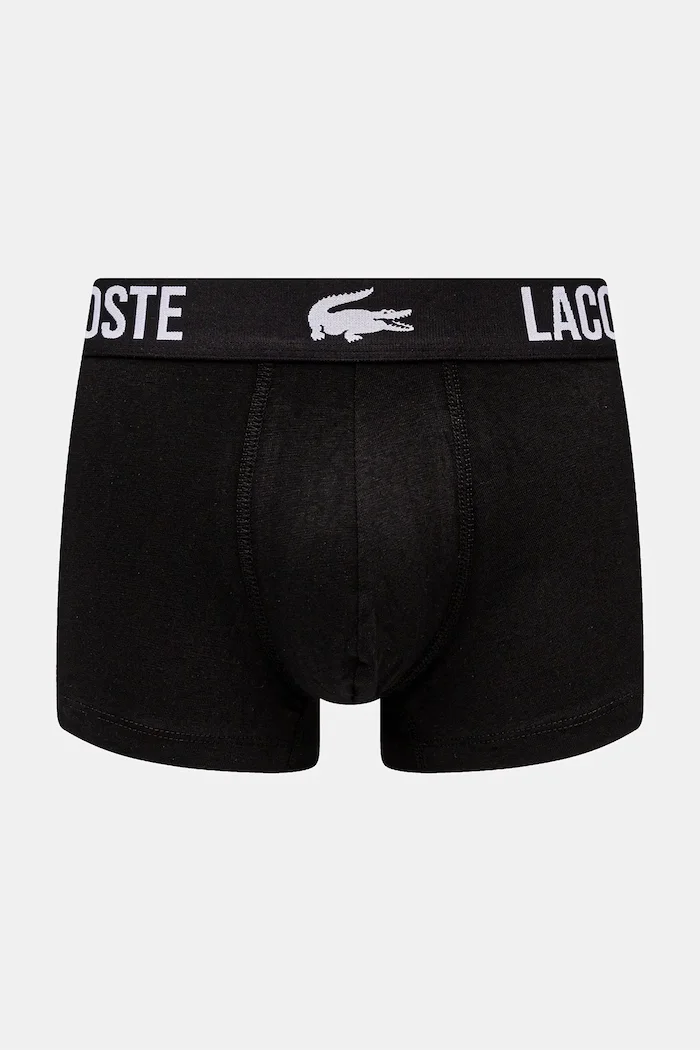 Lacoste боксерки мъжки от памук с еластан 3 броя многоцветни 5H2393