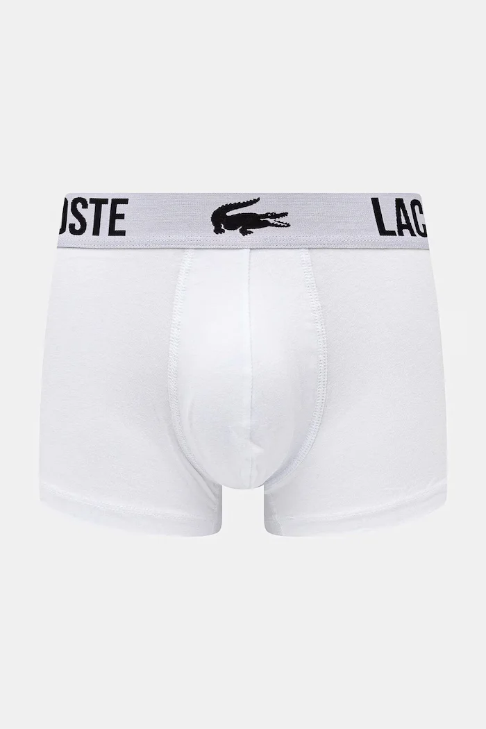 Lacoste боксерки мъжки от памук с еластан 3 броя многоцветни 5H2393