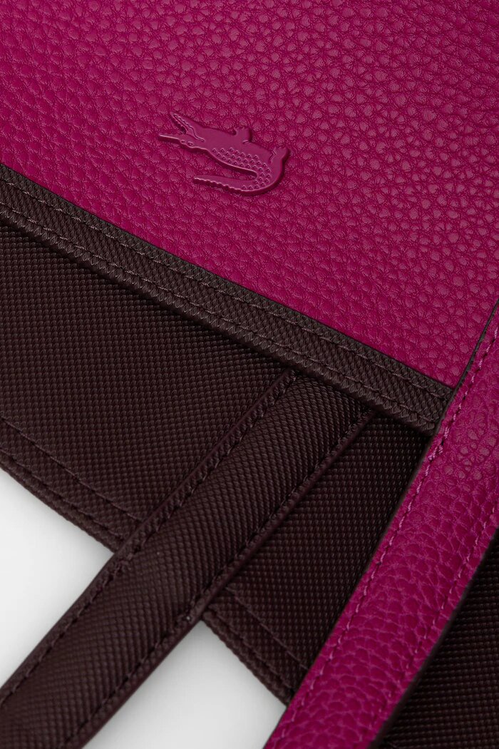 Lacoste чанта с две лица дамска бордо NF2142AA