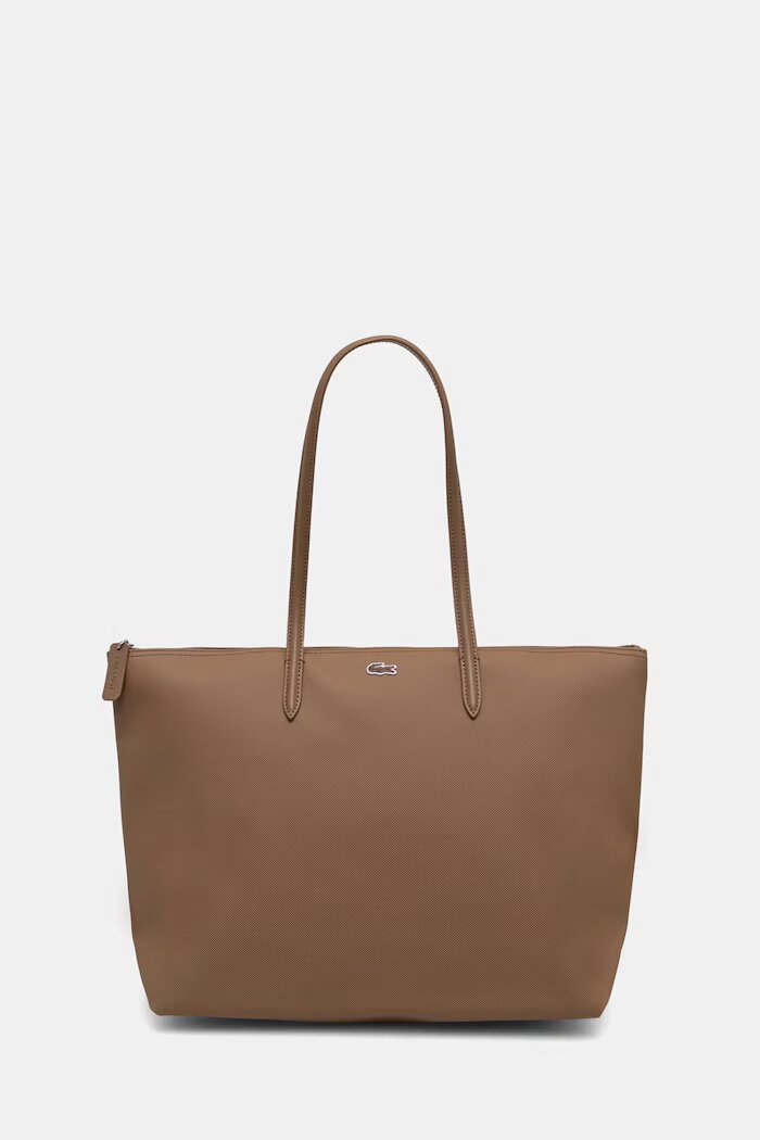 Lacoste чанта tote дамска бежова NF1888PK