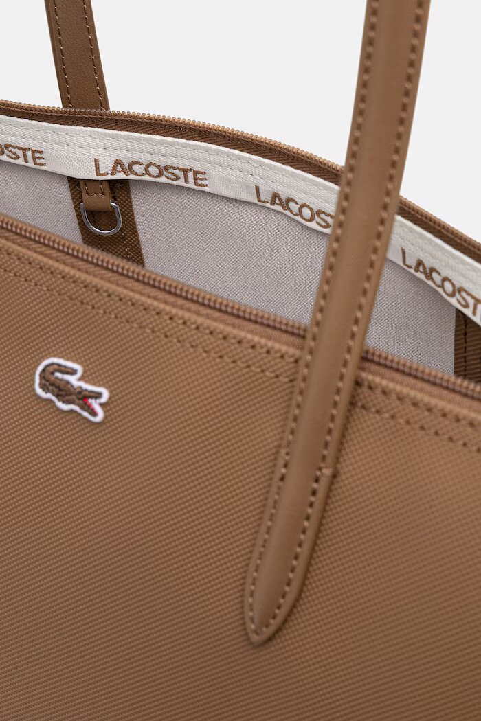 Lacoste чанта tote дамска бежова NF1888PK
