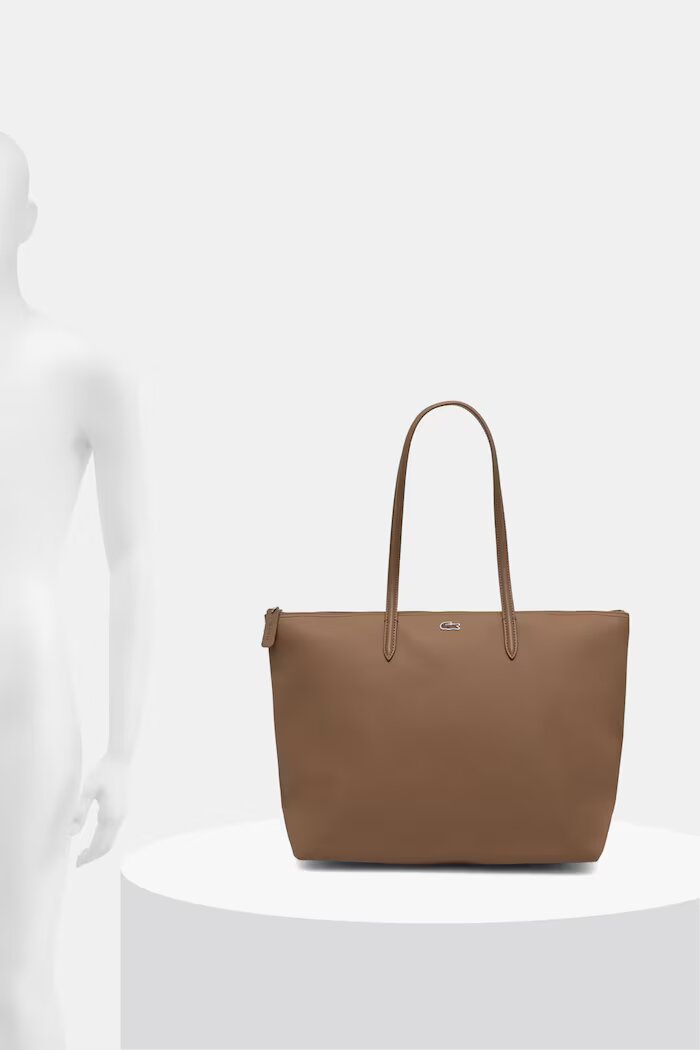 Lacoste чанта tote дамска бежова NF1888PK