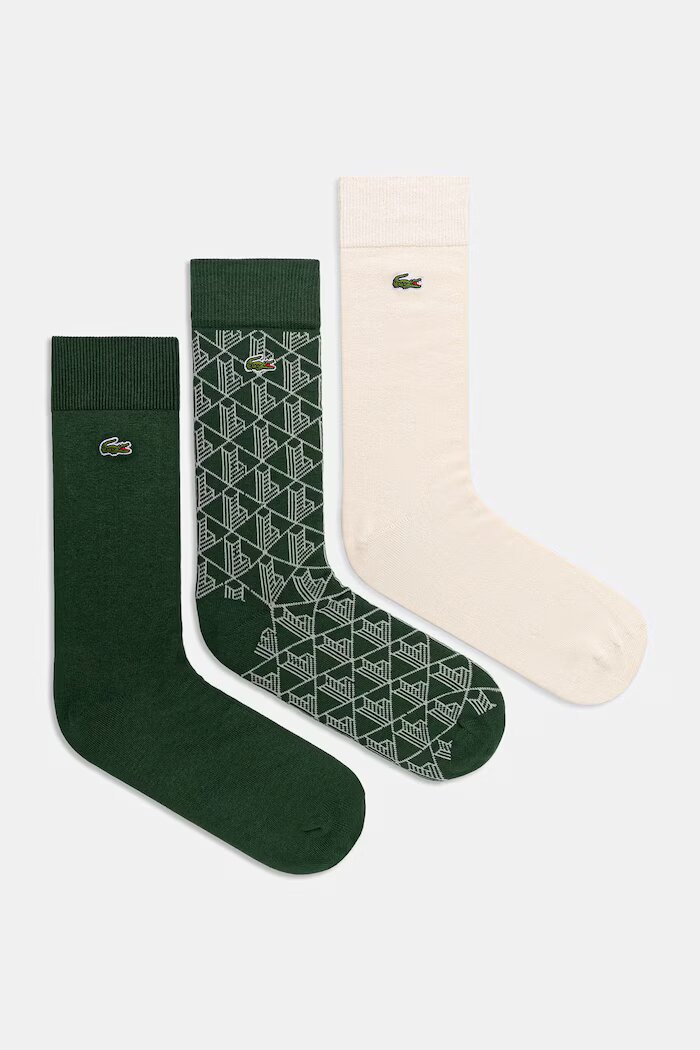 Lacoste чорапи 3 броя многоцветни RA5996